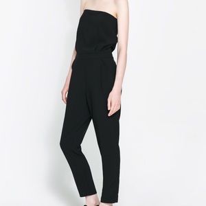Zara strapless jumpsuit